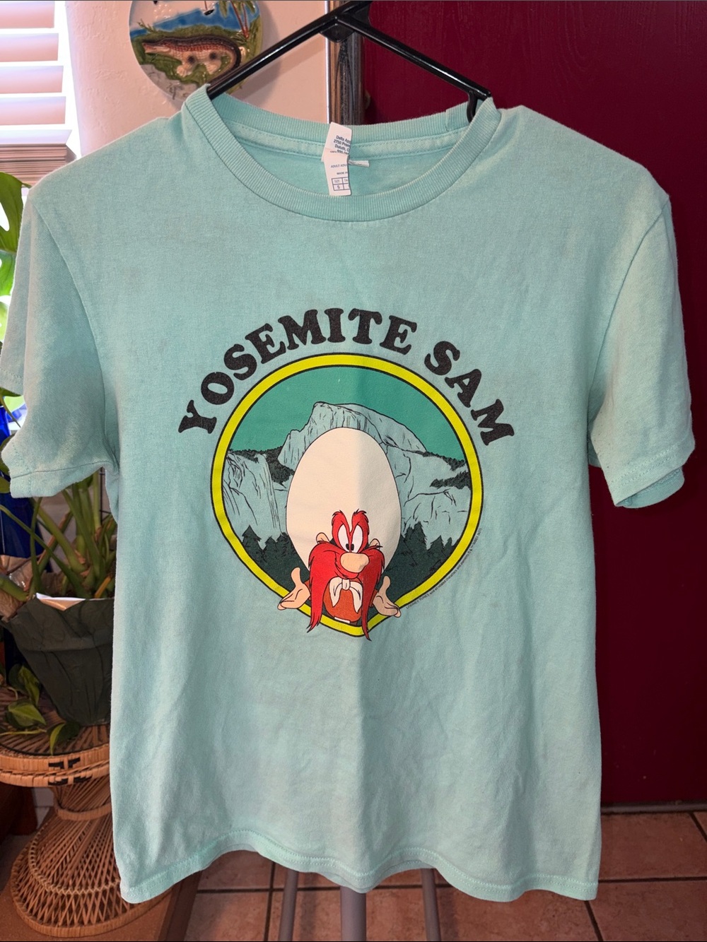 Vintage Yosemite Sam Graphic Tee in Mint